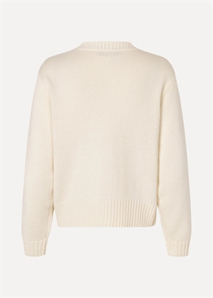 Cropped pocket midweight wool cardigan Refugios Stine Goya 